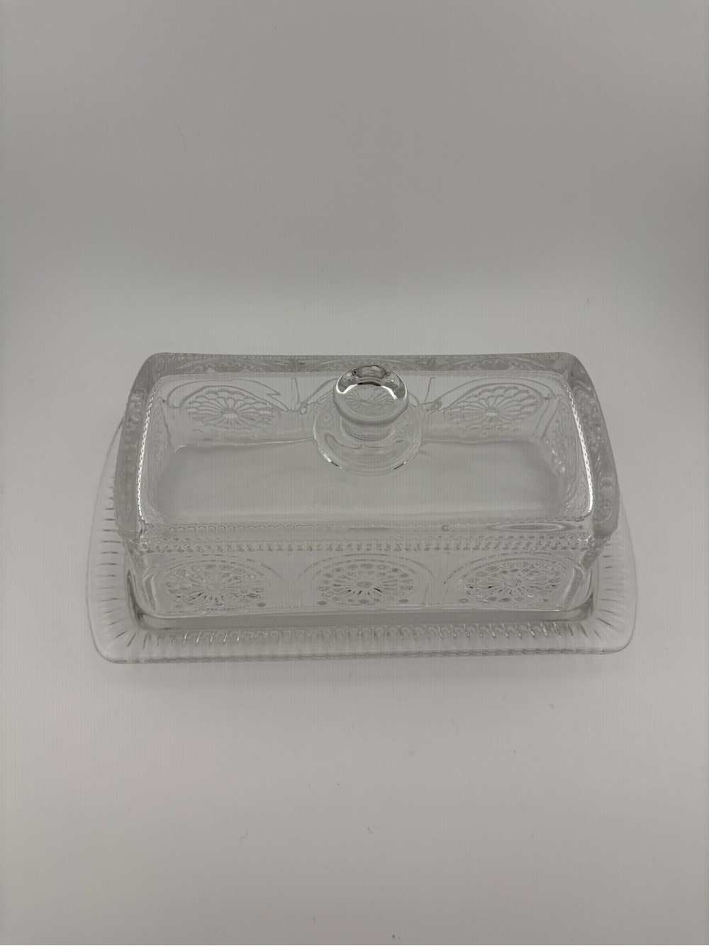 The Pioneer Woman Adeline Glass Butter Dish - Picture 2 of 5